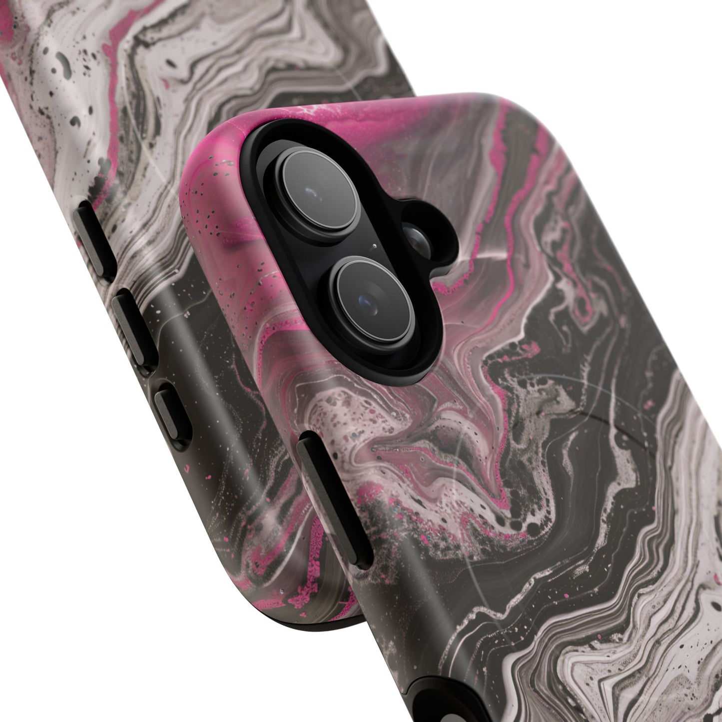 Stylish Magnetic iPhone Cases for Tough Protection, Trendy iPhone Covers, Gift for Teens, Modern Tech Accessories, Marble iPhone Design Cases