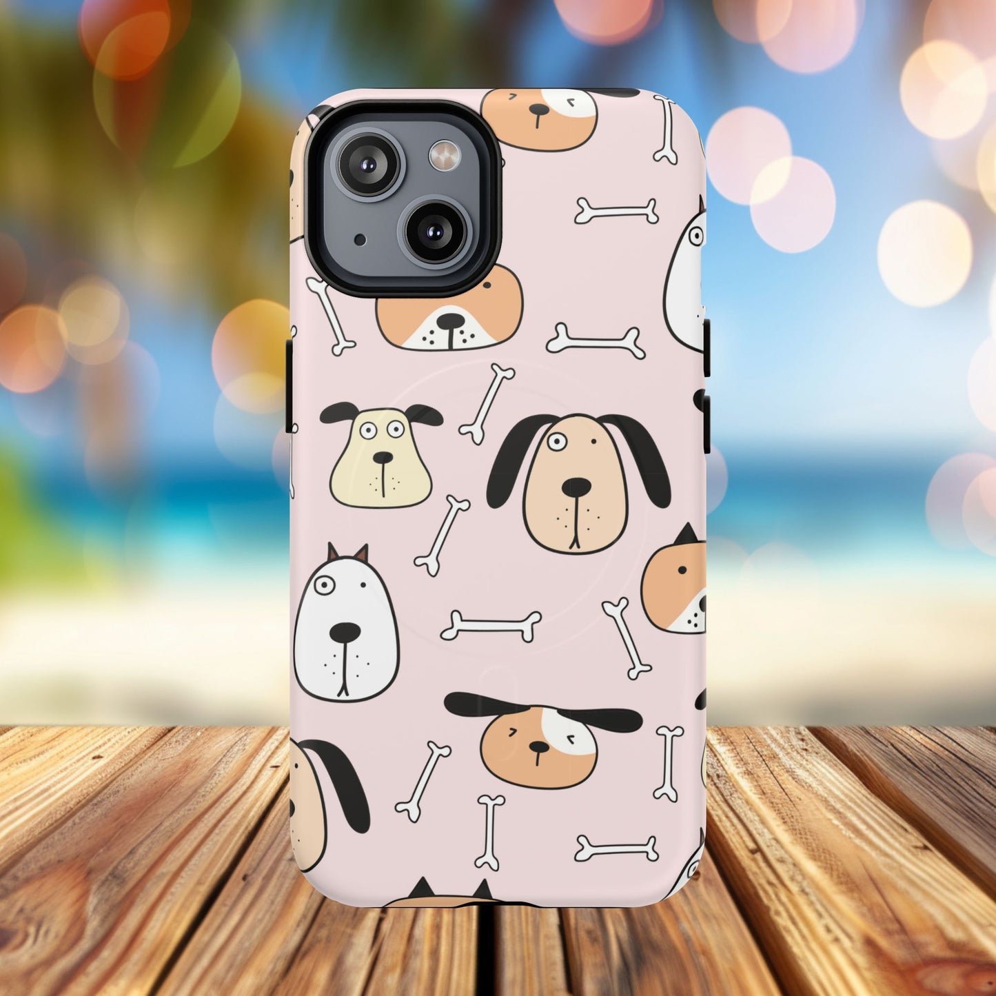 Cute Dog iPhone Case, Tough Magnetic Cases for Pet Lovers, Dog-Themed Accessories, Gift for Dog Owners, Unique iPhone Cover