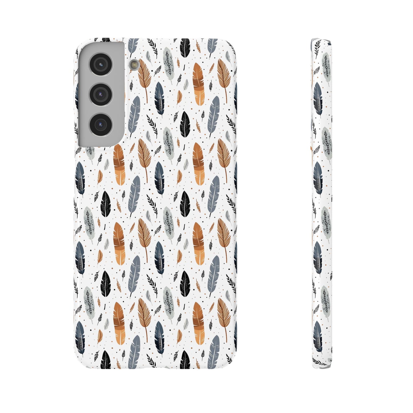 Whispering Feathers Slim Phone Cases for iPhone and Samsung