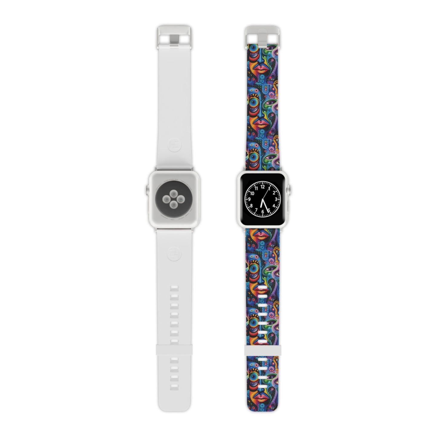 Psychedelic Visions Vibrant Artistic Apple Watch Band - Fun Colorful Design