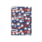 Patriotic Waves Hardcover Notebook with Puffy Covers