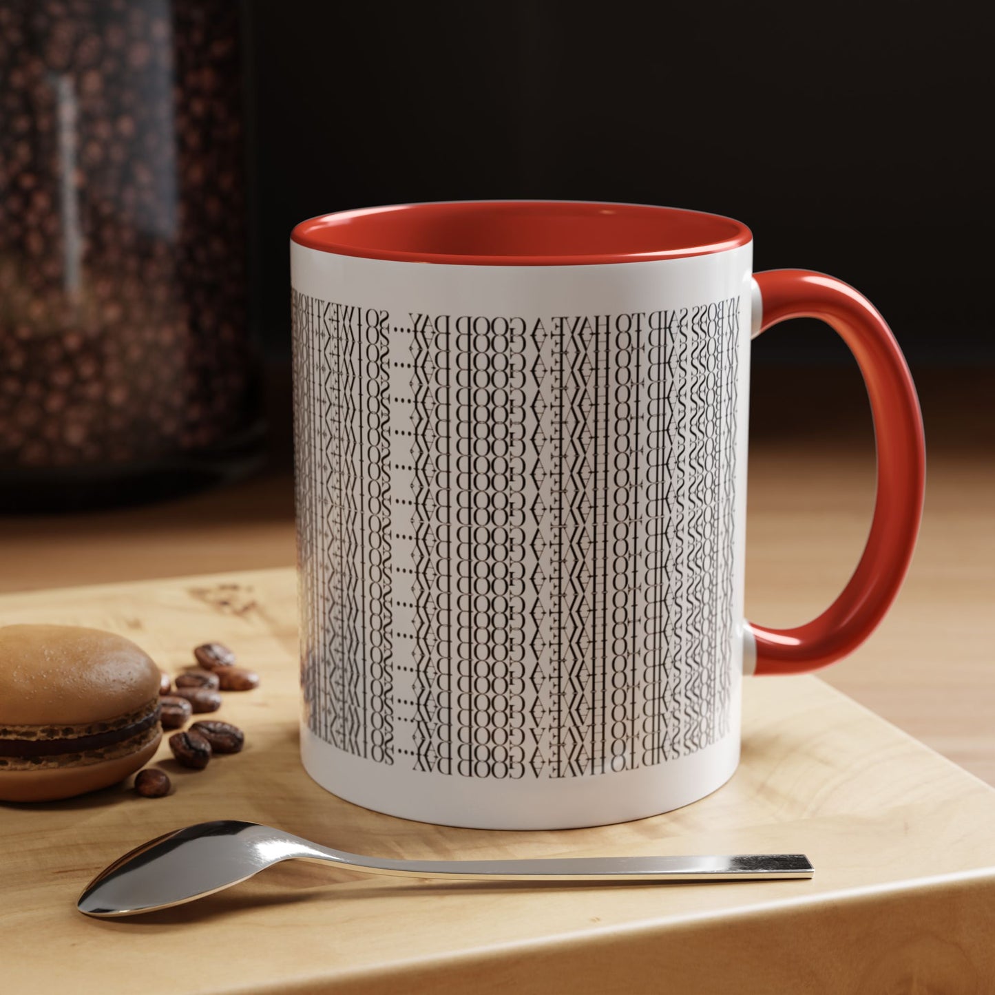 Funny Work Hidden Message Mug - “My Boss said to have a good day… so I went home.”- Viral Optical Illusion Mug - Secret Sarcastic Work Message - Dishwasher Safe, Unique Gifts for Coffee Lovers, Home & Office Decor, Holiday Present.
