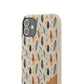 Personalized Whispering Feathers Samsung and iPhone Biodegradable Case, Custom Name Case.
