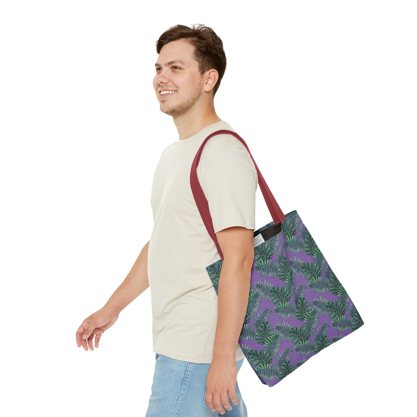 Purple Tropical Bliss Tote Bag