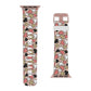 Love Heart Pattern Apple Watch Band, Style Accessory, Gift for Her, Valentines, Casual Wear, Holiday Fashion