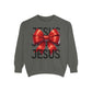 JESUS Charm Unisex Garment-Dyed Sweatshirt