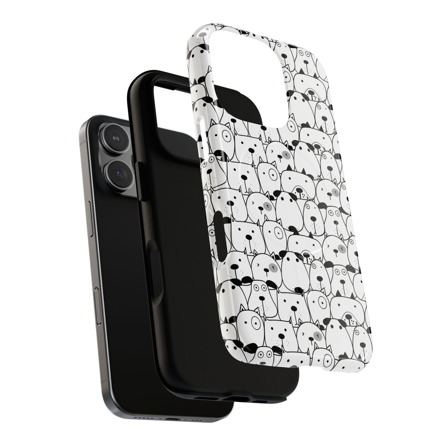 Cute Animal Pattern Phone Case, Tough Magnetic Cases for Pet Lovers, Gifts for Birthday, Holiday, Cute Accessories, Phone Covers