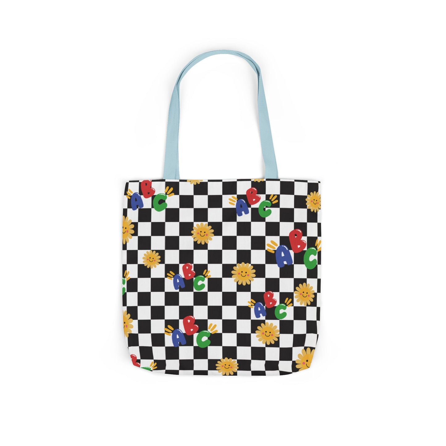 Personalized Schoolyard Chic Composition Book Inspired Canvas Tote Bag with Colorful Straps, Cute School Bag, Eco-Friendly Tote, Back to School Shopping Bag, Teacher Gift Idea