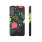 Personalized Floral Fantasy Samsung and Google Pixal Phone Case – Personalized Tough Cases with Colorful Garden Design