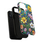 Flower Garden Stained Glass Phone Case, Tough Magnetic Cases, Floral Phone Cover, Durable Phone Accessories, Spring Gift, Birthday Present