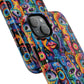 Psychedelic Visions Tough iPhone Magnetic Case - Unique Art iPhone Cover