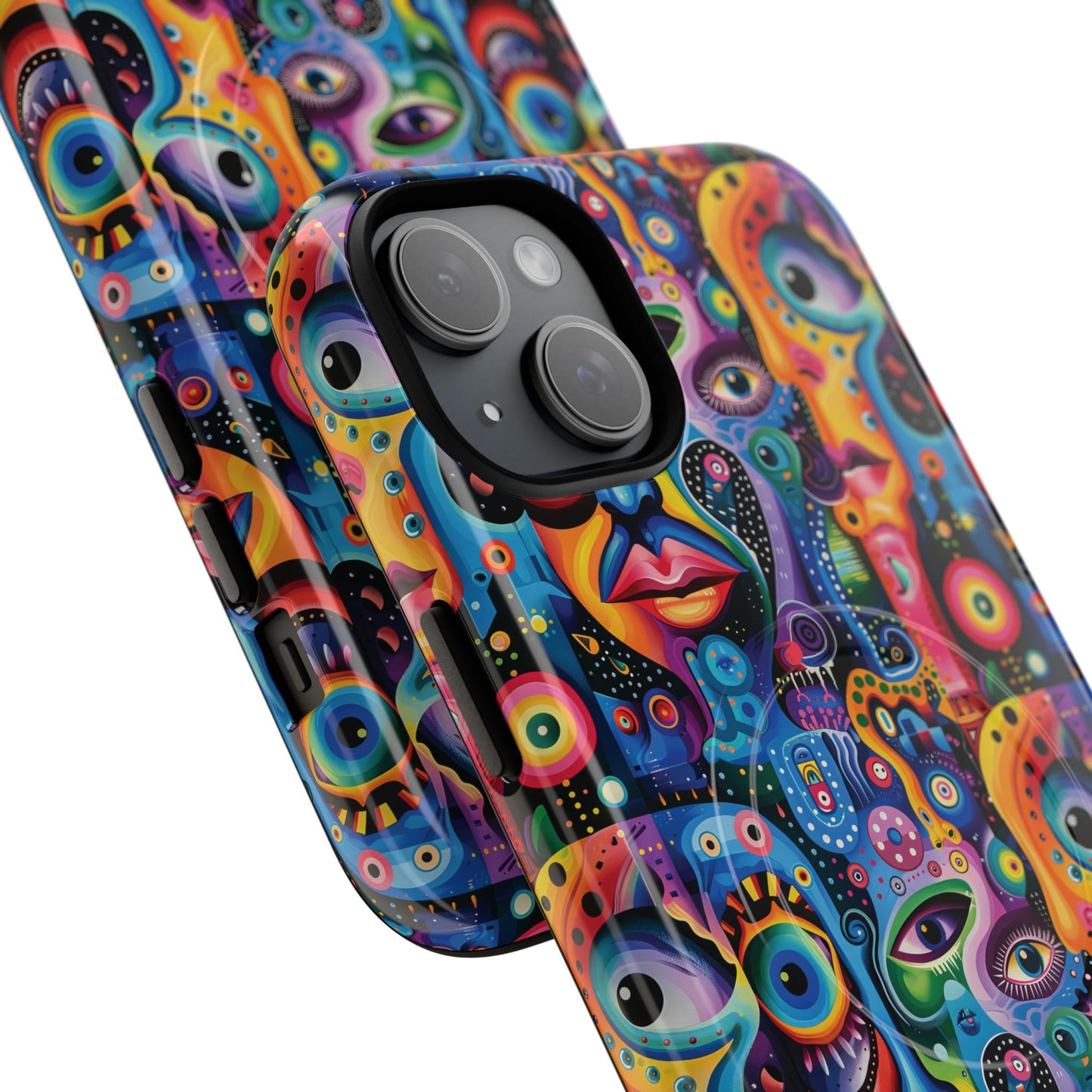 Psychedelic Visions Tough iPhone Magnetic Case - Unique Art iPhone Cover