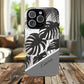 Personalized Monochrome Monstera Tropical Phone Case - Tough Magnetic MagSafe® Cases, Gifts for Nature Lovers, Stylish Phone Accessories, Gifts for Her.