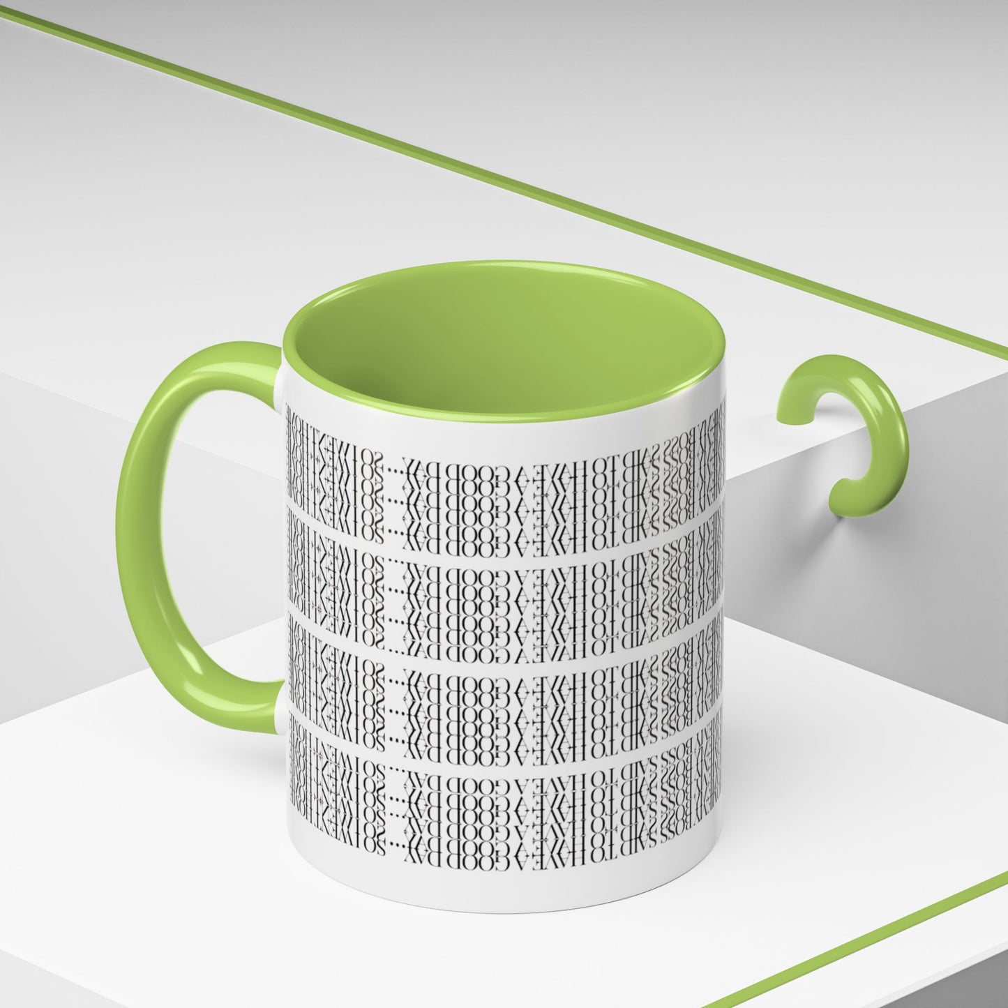 Funny Work Hidden Message Mug - “My Boss said to have a good day… so I went home.”- Viral Optical Illusion Mug - Secret Sarcastic Work Message - Dishwasher Safe, Unique Gifts for Coffee Lovers, Home & Office Decor, Holiday Present.