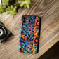Psychedelic Visions Slim iPhone Case - Vibrant Design for Artistic Souls