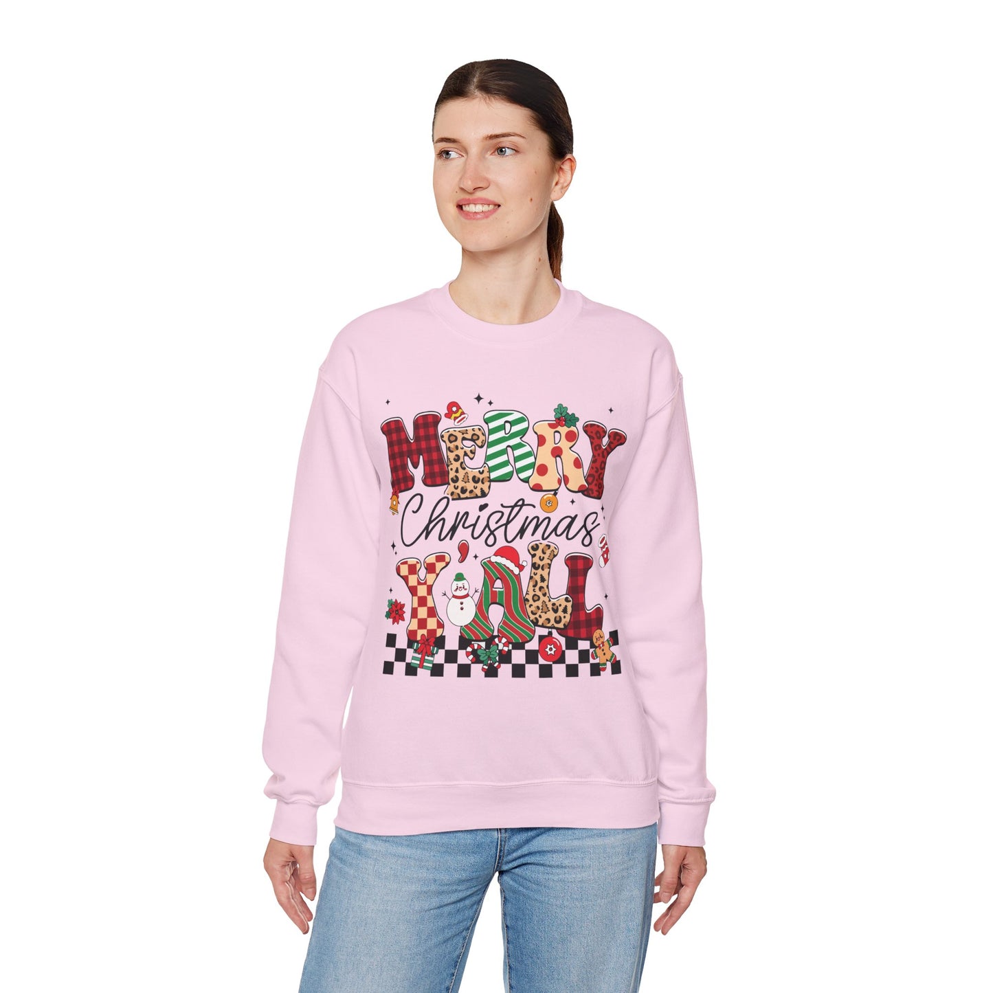 Merry Christmas Unisex Heavy Blend™ Crewneck Sweatshirt