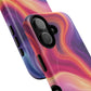 Cosmic Lava Flow Colorful Abstract iPhone Case , Tough Magnetic Protection, Stylish Accessories, Gift for Tech iPhone Lovers, Vibrant Mobile Covers