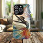 Artistic iPhone Case with Dancer Design, Tough Magnetic Case, Unique Gift for Dancers, Colorful iPhone Cover, Stylish Accessory.