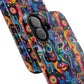 Psychedelic Visions Vibrant Art iPhone and Samsung Phone Case - Stylish Tough Case for Artists & Creatives.