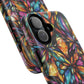 Luminous Whirl Tough Magnetic iPhone Cases, Vibrant Protection, Unique Floral Print, Durable Cover, Gift for Tech Lovers, iPhone Accessory, Stained Glass iPhone Design.