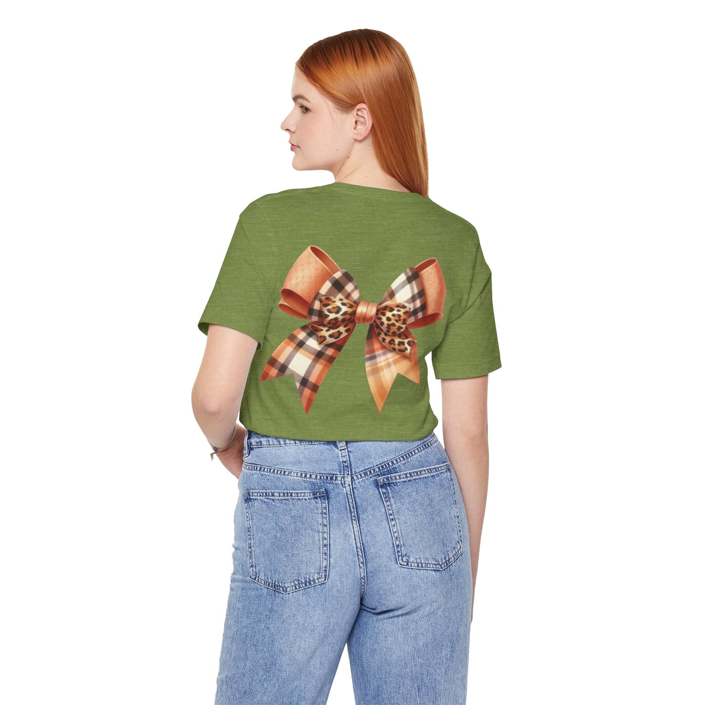 Autumn Highland Cow Charm Unisex Jersey Short Sleeve Tee