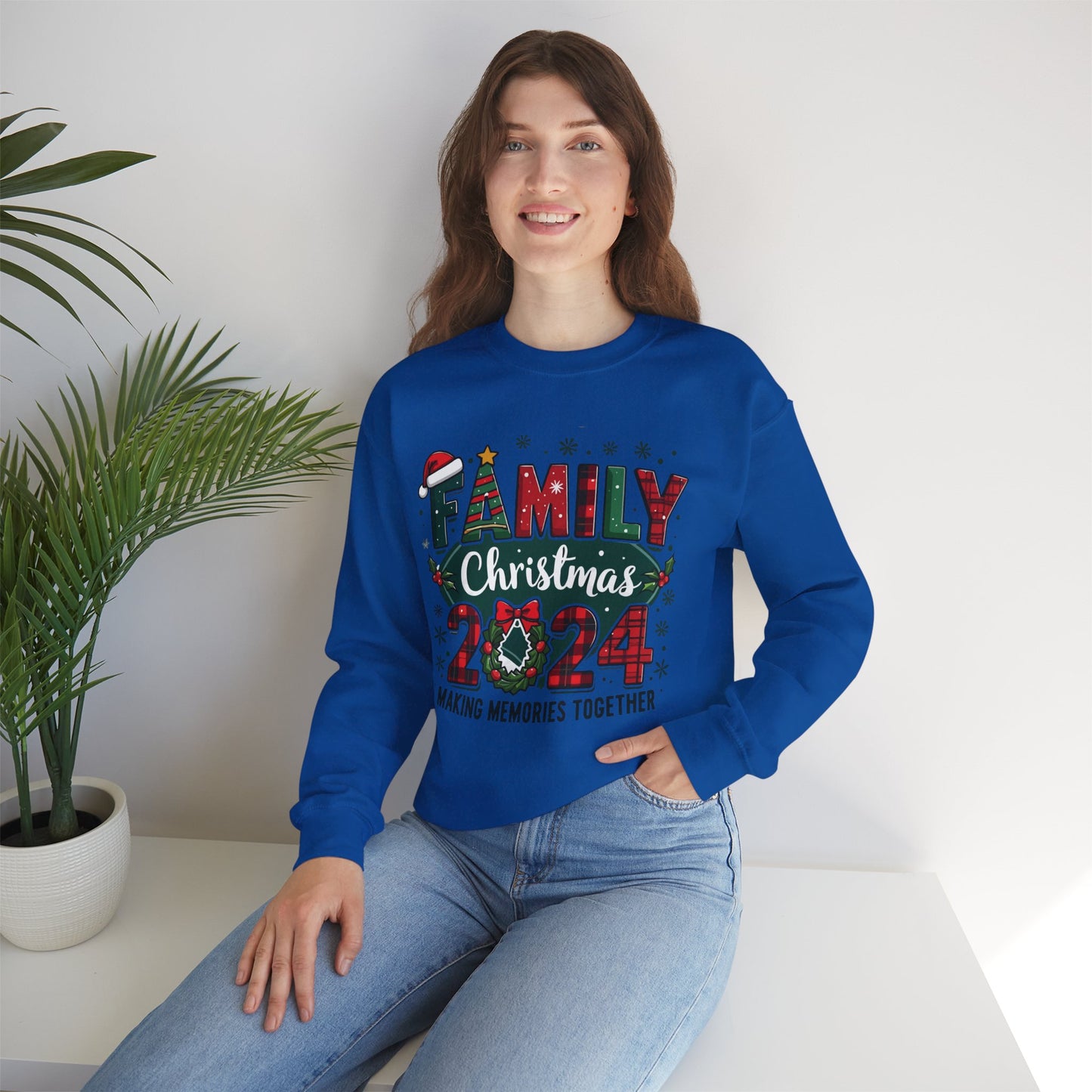 Family Christmas Unisex Heavy Blend™ Crewneck Sweatshirt