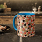 Heart Patterned Coffee Mug - Colorful Love Design, Perfect for Gifts & Celebrations