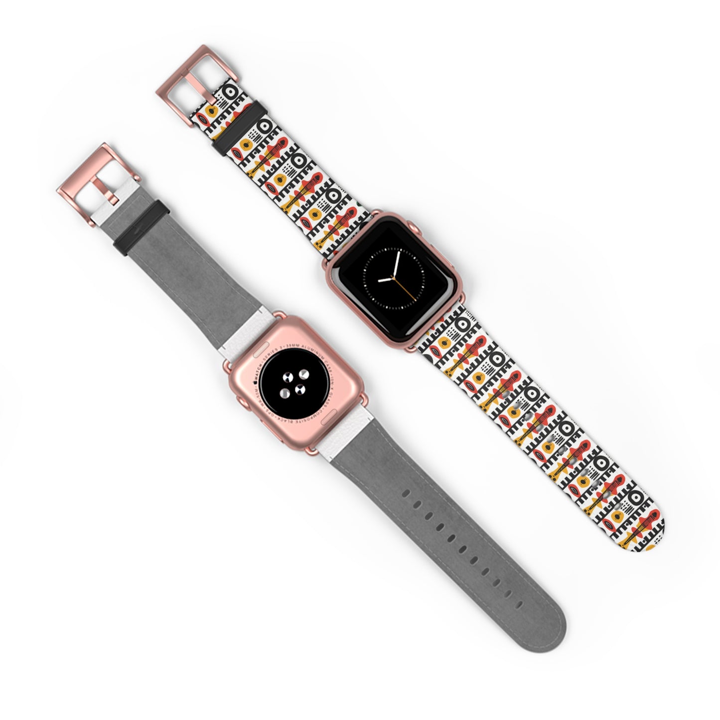 Afrobeat Harmony Vibrant Patterned Watch Band - Stylish and Colorful Accessory for Everyday Wear.