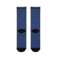 Winter Wonderland Navy Sublimation Crew Socks