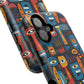 Personalized Colorful Abstract Faces Clear Impact-Resistant Case