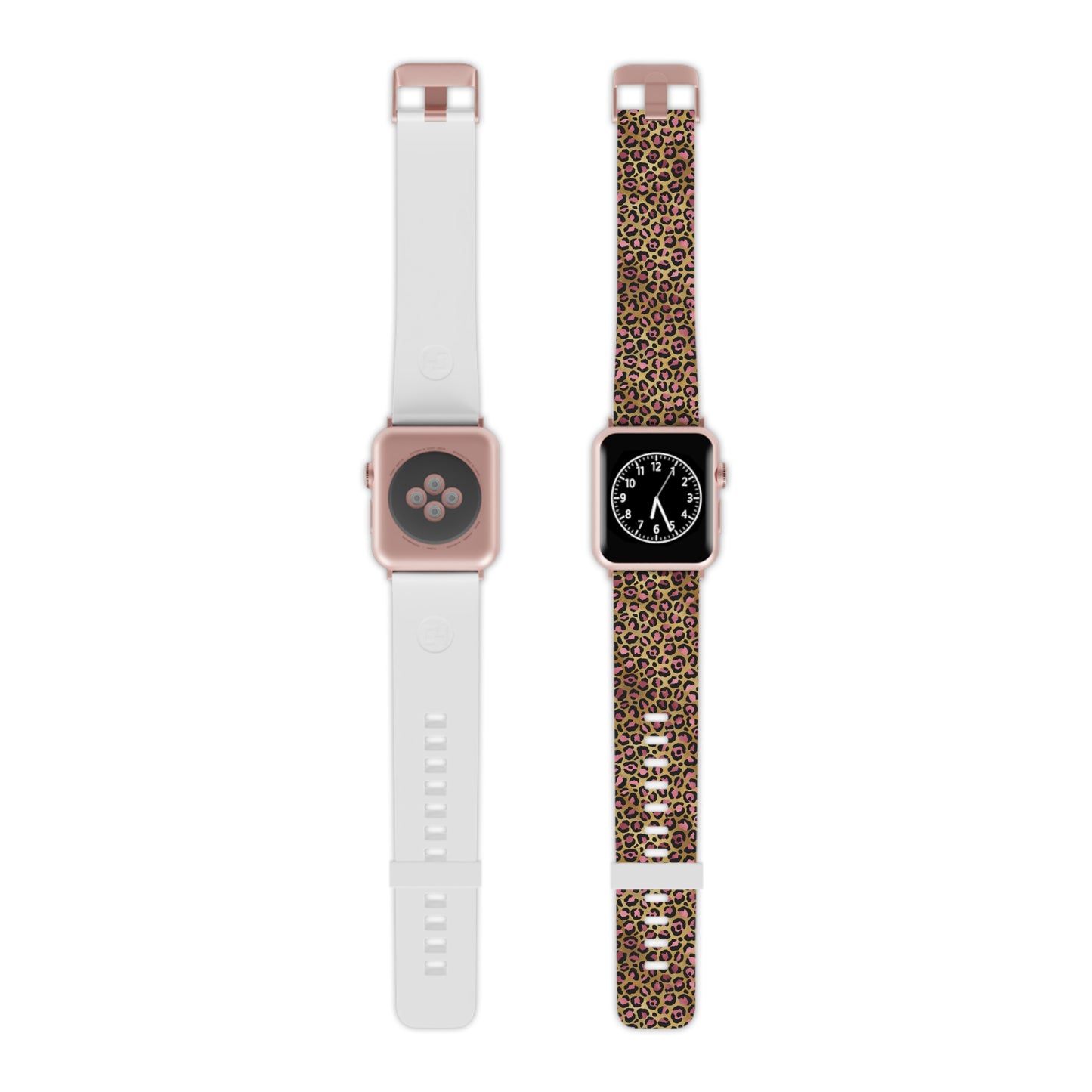 Leopard Luxe Print Apple Watch Band - Stylish & Durable accessory