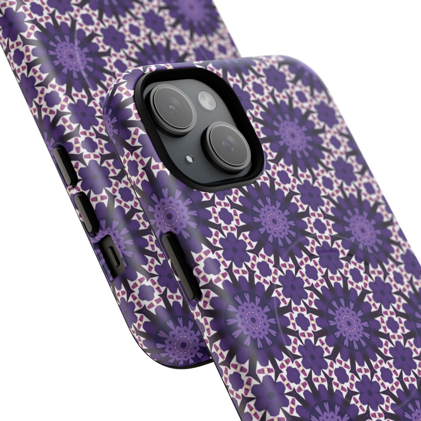 Twilight Petal Mirage Magnetic iPhone Cases, Unique Floral Designs, Tough Protection, Gift for Her, iPhone Accessories, Custom Cases