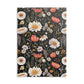 Blossom Elegance: Noir Garden Hardcover Notebook with Puffy Covers