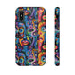 Psychedelic Visions Colorful Art iPhone Case - Tough Cases with Vibrant Abstract Design