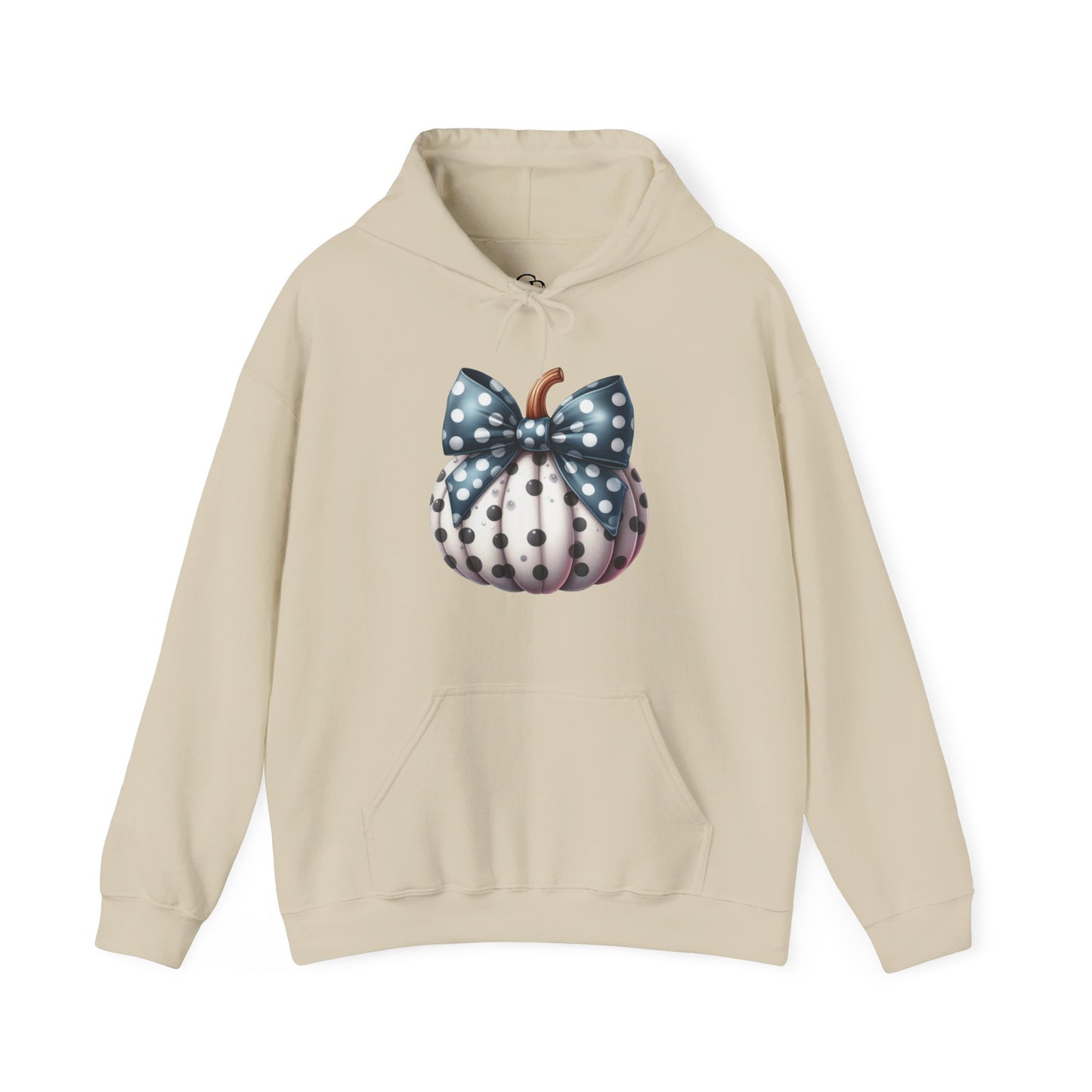 Polka Dot Pumpkin Charm Unisex Heavy Blend™ Hooded Sweatshirt