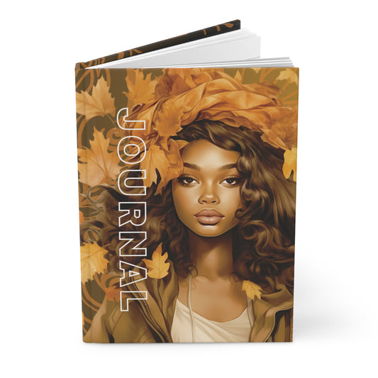 Fall-Inspired Hardcover Journal, Autumn Journal for Self-Reflection, Inspirational Notebook, Gift for Writers, Find Your Joy!