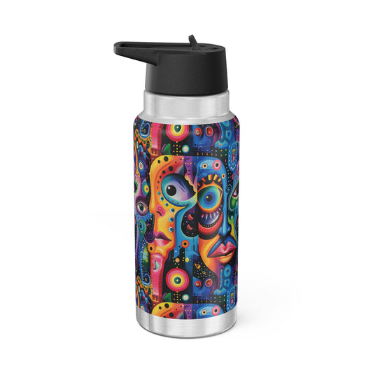 Psychedelic Visions Gator Tumbler, 32oz