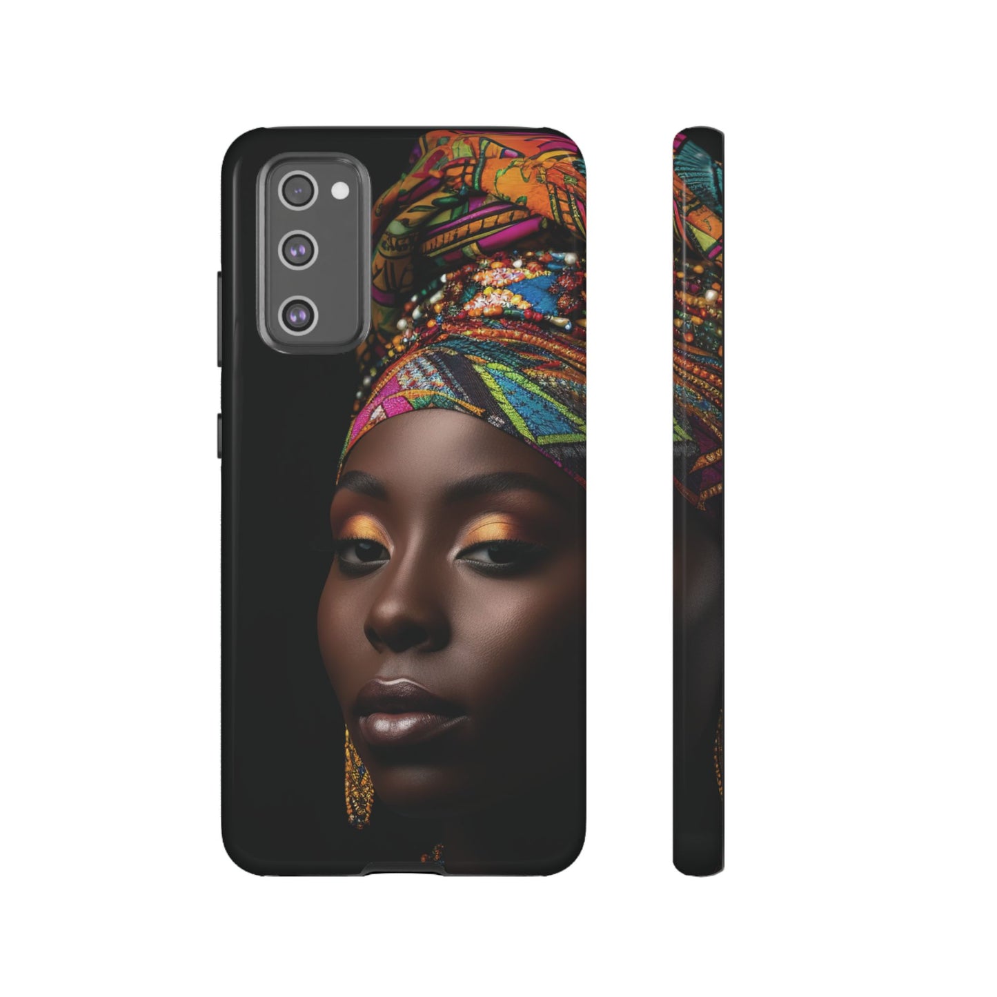 Regal Reflections: African Majesty Tough Google Pixel, iPhone and Samsung Cases.