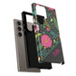 Personalized Floral Fantasy Samsung and Google Pixal Phone Case – Personalized Tough Cases with Colorful Garden Design