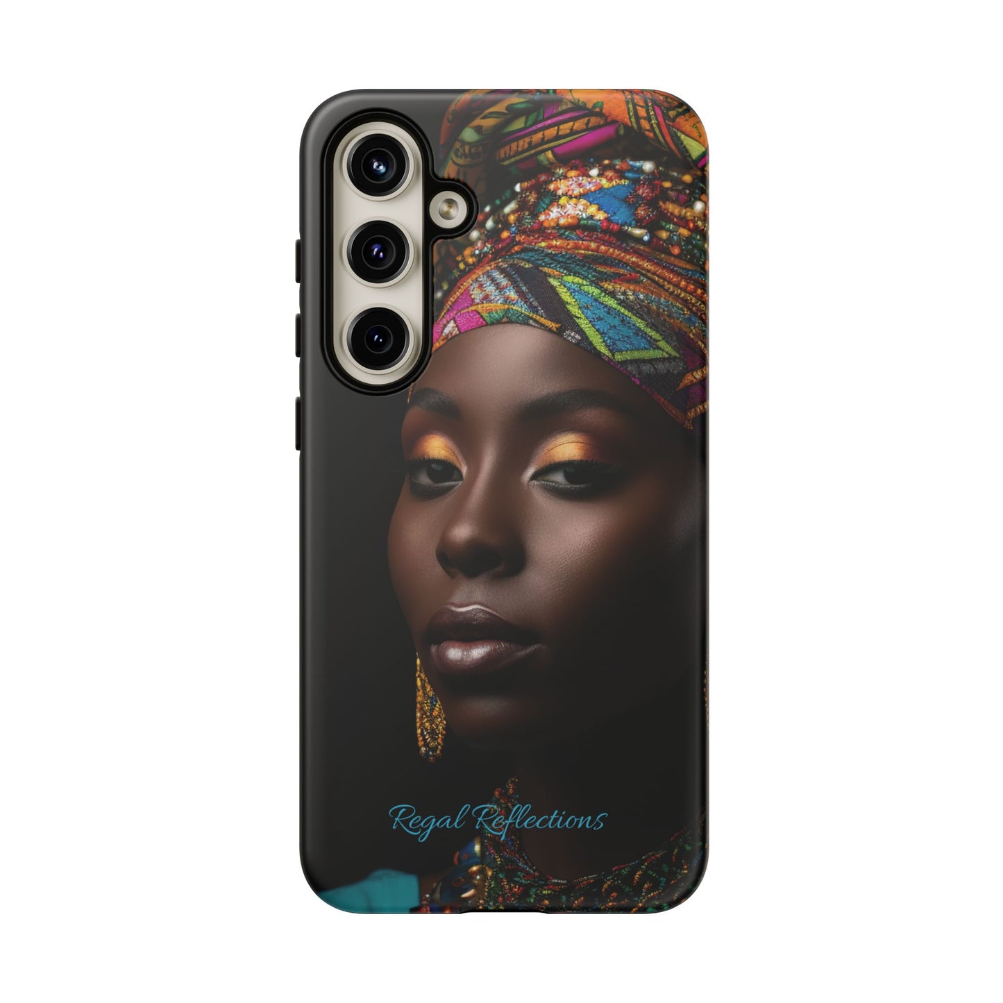Regal Reflections: African Majesty iPhone, Samsung and Google Tough Phone Cases.