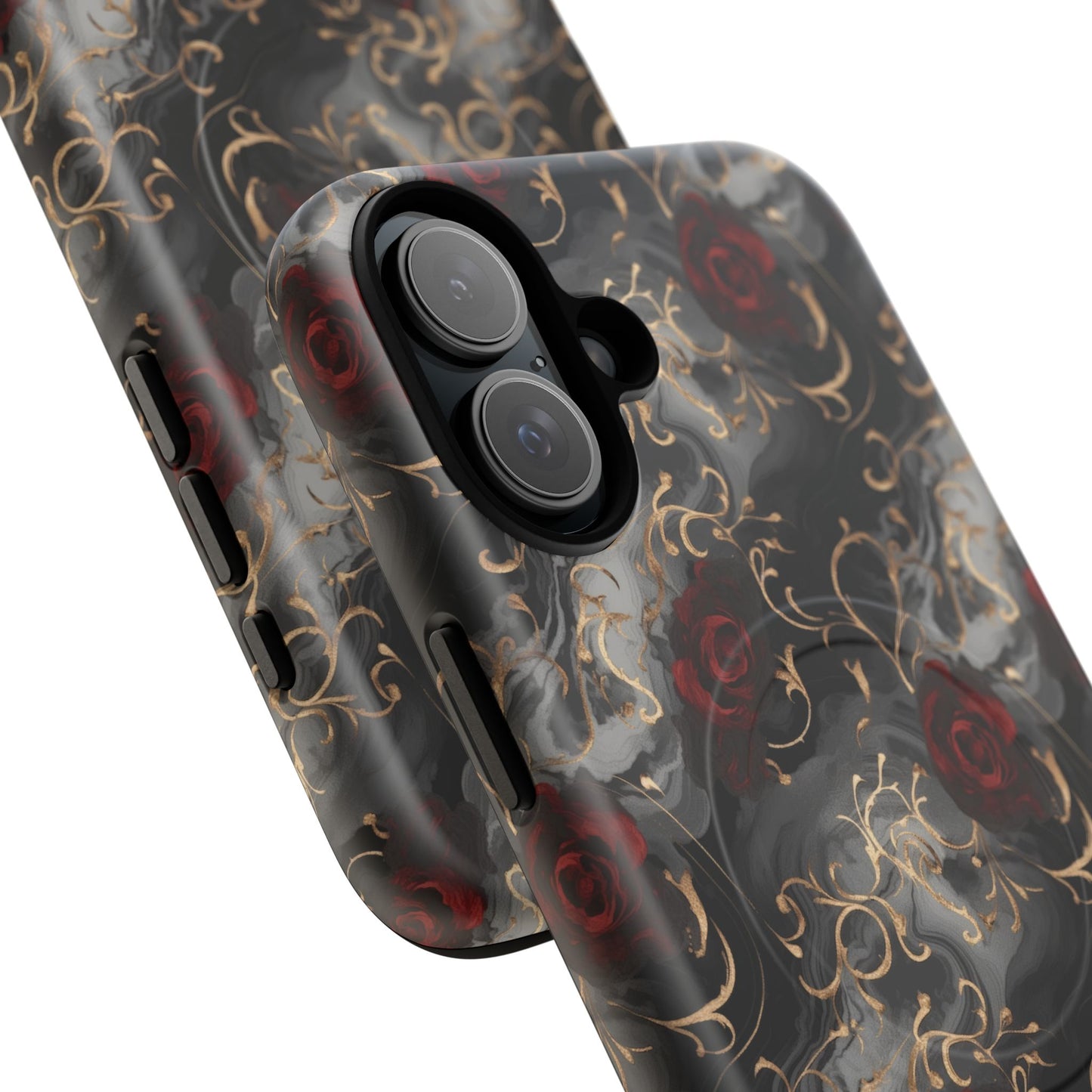 Elegant Floral Tough iPhone Magnetic Cases, iPhone Protection, Unique iPhone Covers, Stylish Mobile Accessories, Gift for Her