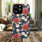 Liberty in Bloom Tough iPhone Magnetic Case, Floral Design, Gift for Moms, Gift for Dads,  iPhone Accessories, Patriotic iPhone Accessory.