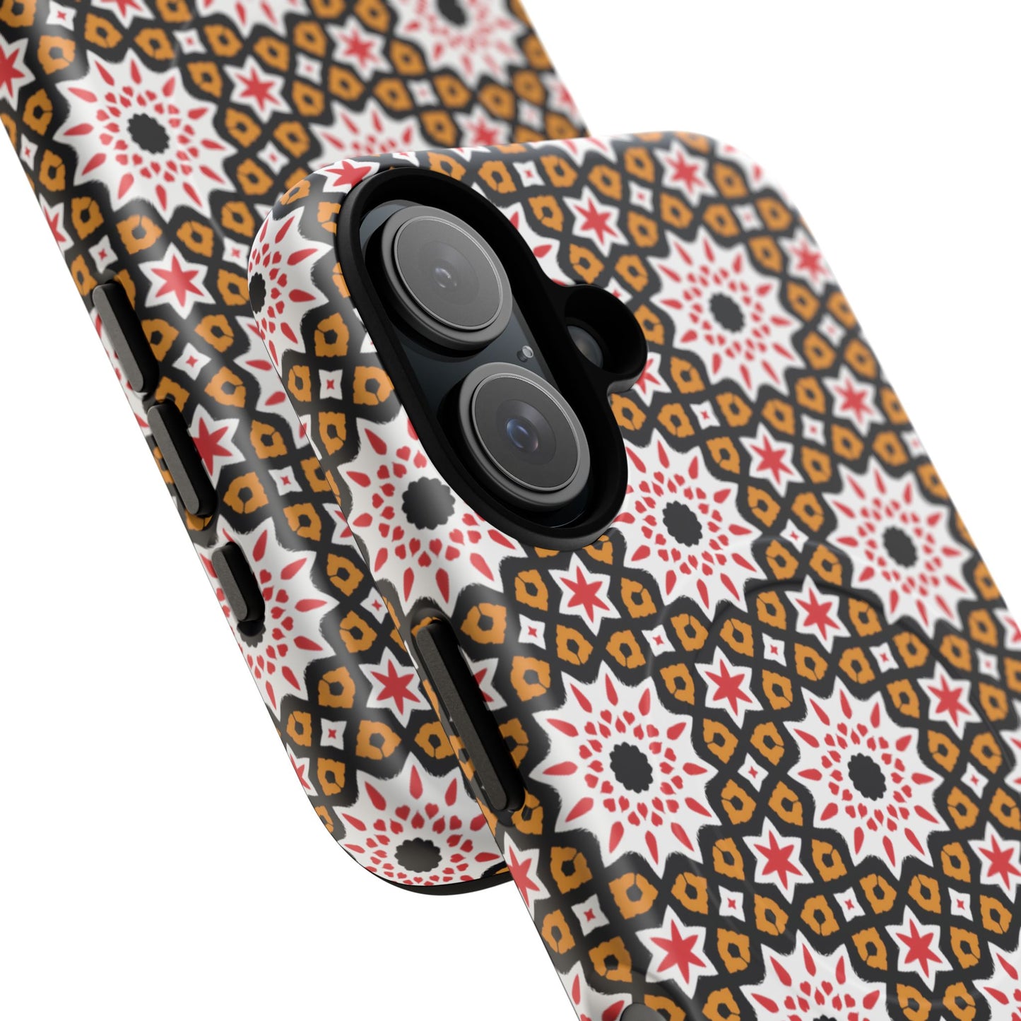 Bohemian Patterned Tough Magnetic Cases, Unique Phone Protection, Stylish Phone Cover, Gift for Trendsetters, Vibrant Designs