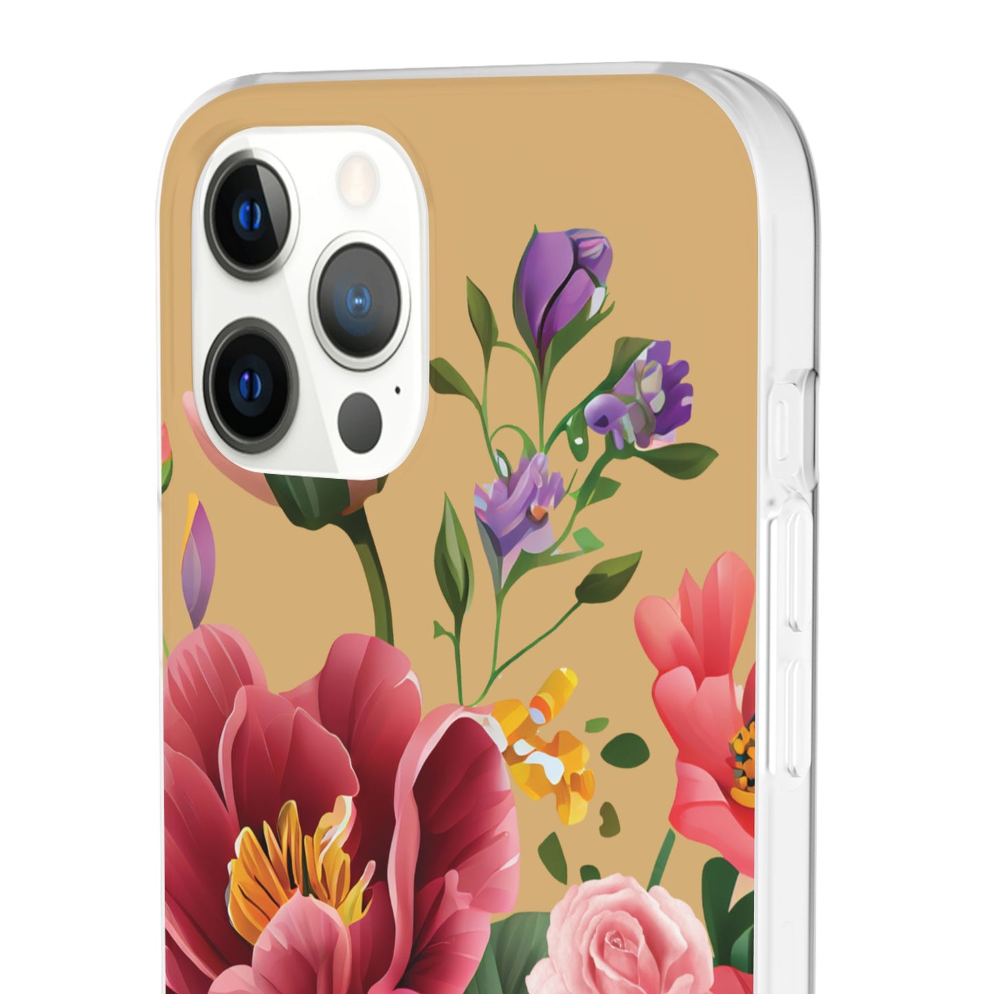 Floral Scripture Phone Case — "Let Your Light Shine" (Matthew 5:16) for iPhone and Samsung Cases.