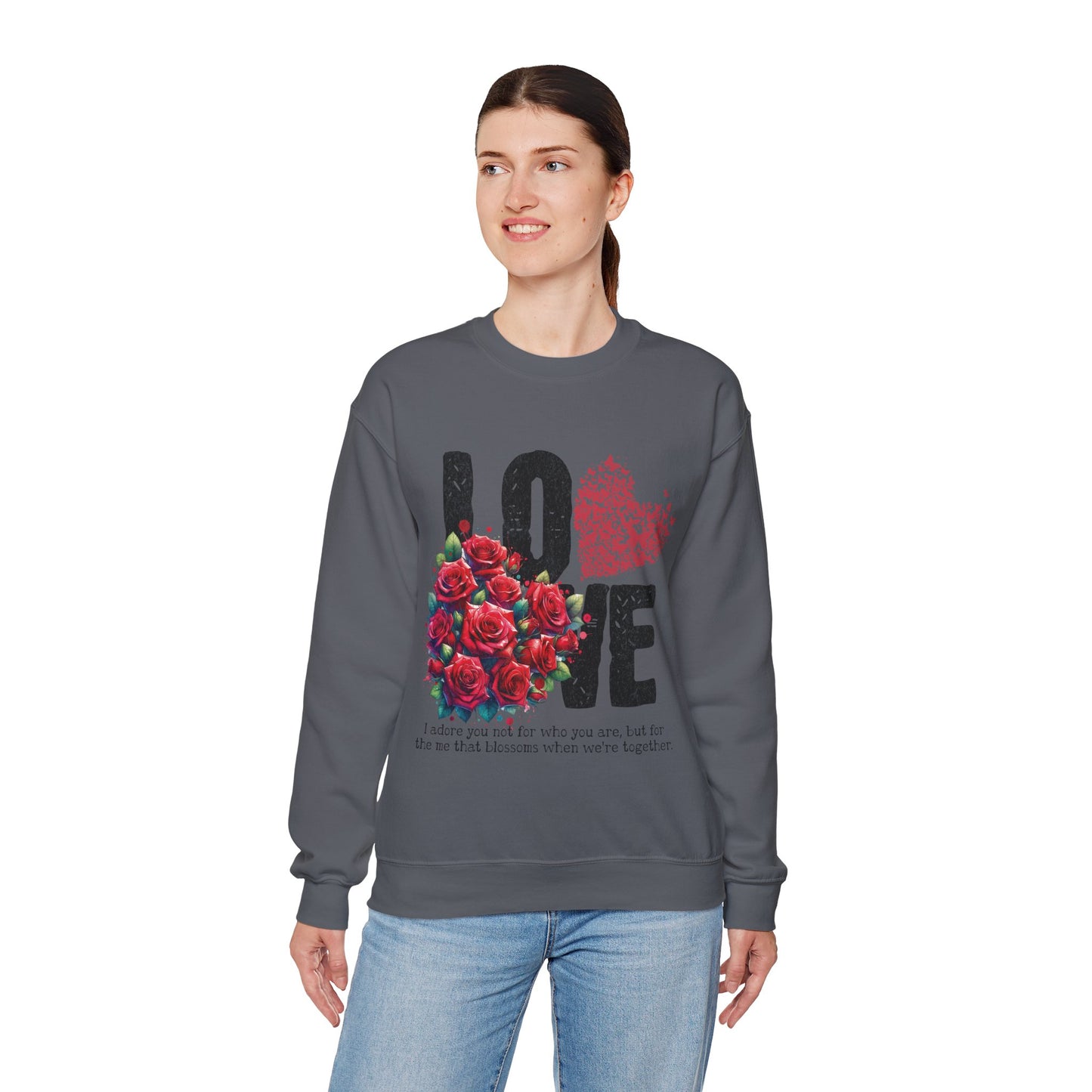 LOVE Always Unisex Heavy Blend™ Crewneck Sweatshirt.