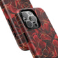Crimson Bloom Tough iPhone Magnetic Case, Protective iPhone Case, Stylish iPhone Cover, Gift for Her, Mother's and Birthday Gifts, Unique Floral Accessories