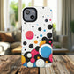 Vibrant Bubble Bloom Galaxy Magnetic iPhone Cases, Artistic Protection for Your Device, Gift for Tech Lovers, Colorful Designs, Unique iPhone Accessories
