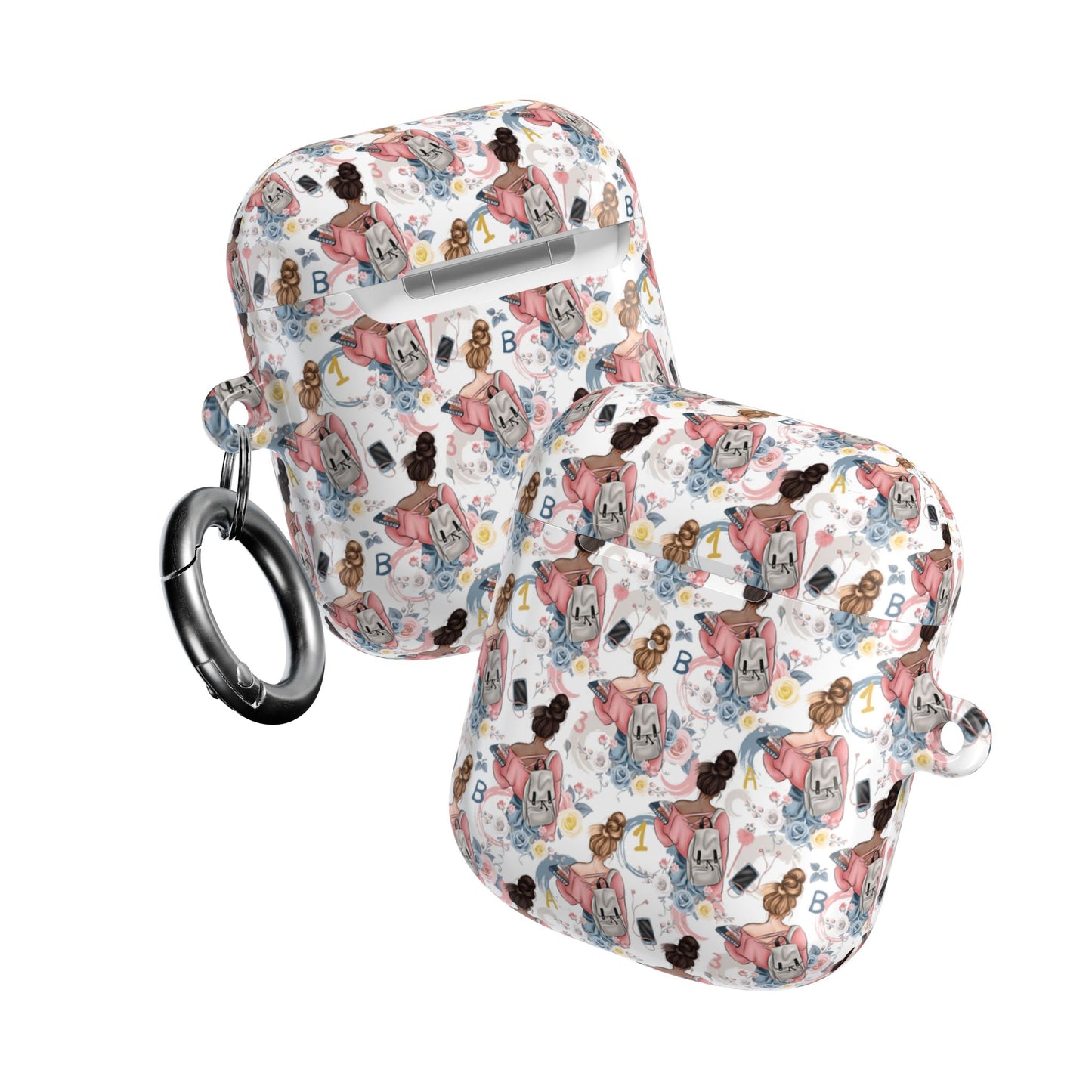 Study Chic AirPod Case Covers with Trendy Illustrations.