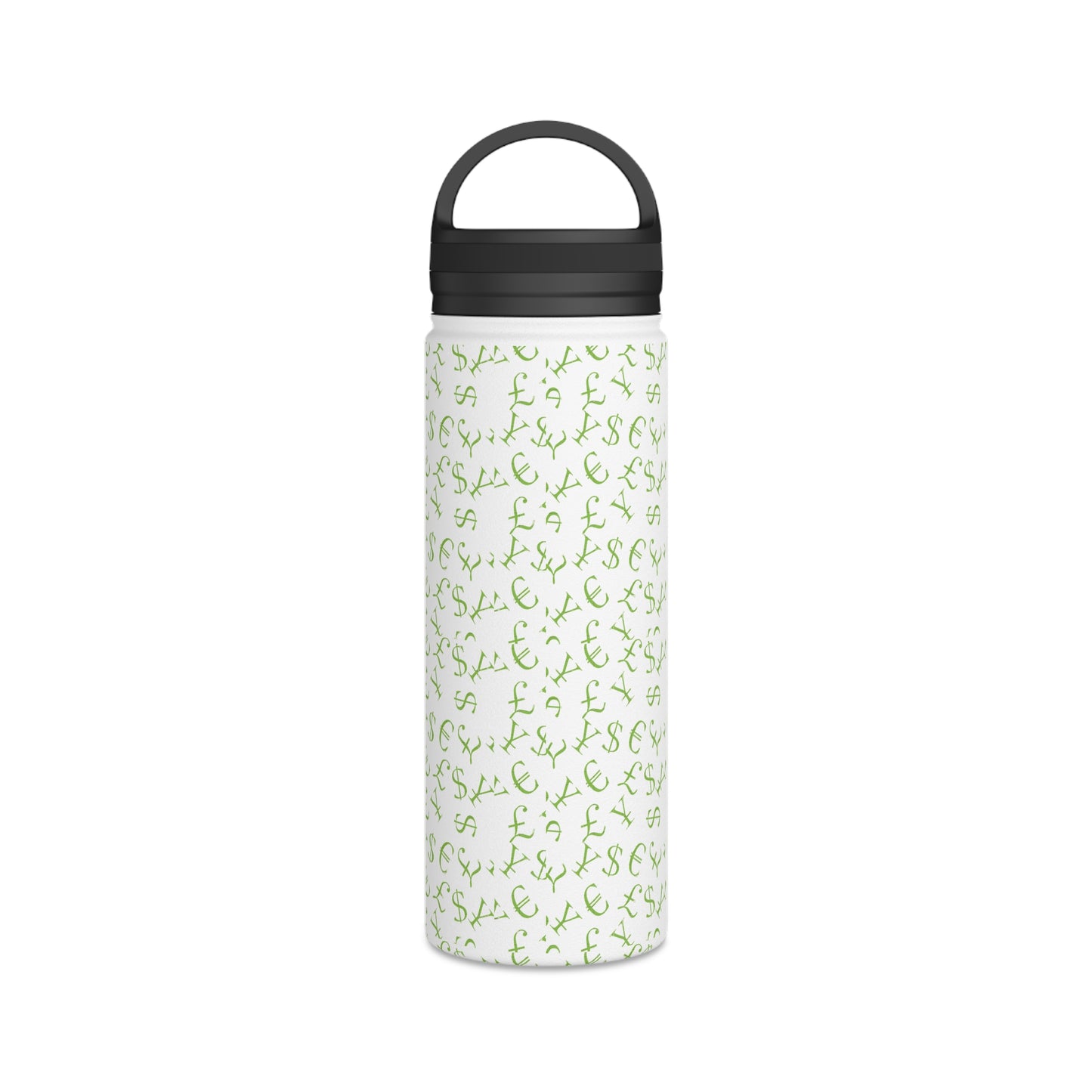 Personalized Stainless Steel Water Bottle, Handle Lid