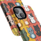 Cute Cat Magnetic Phone Cases for Pet Lovers, Durable Cases, Animal Design, Fun Gift, Unique Accessories
